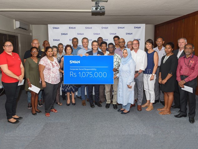 SWAN remet plus de Rs 1 million à 18 ONG