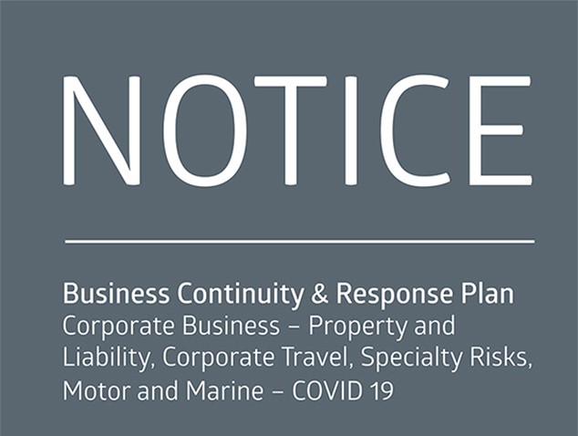 Coronavirus/COVID-19: Business Continuity and Response Plan