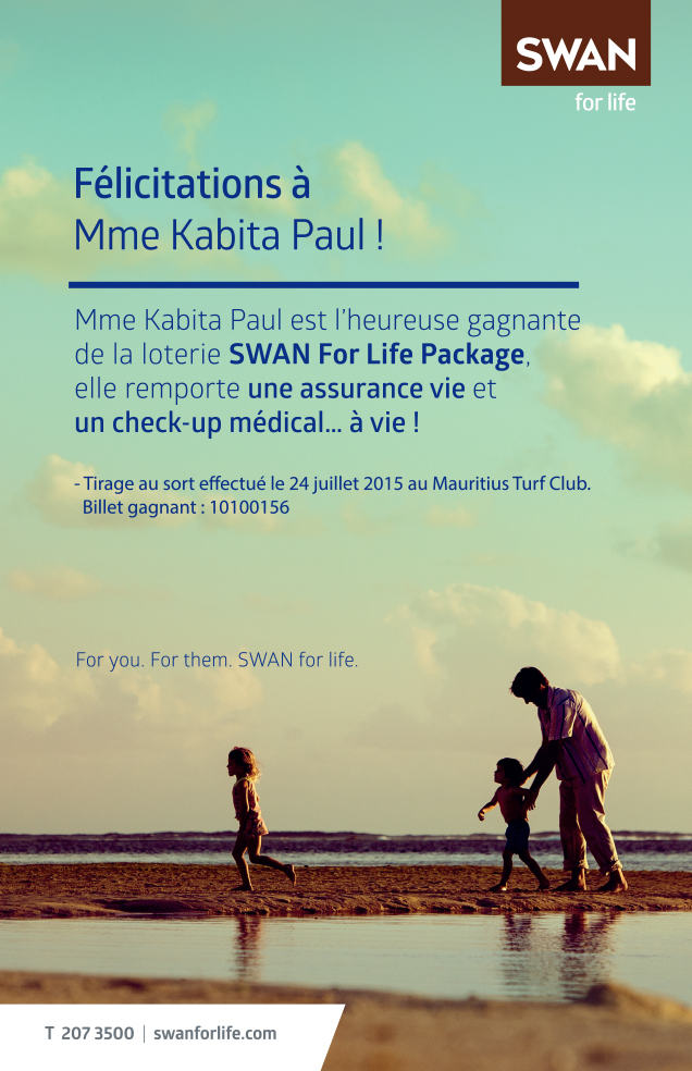 Félicitations à  Mme Kabita Paul !