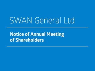 SWAN General Ltd - Notice of Annual Meeting of Shareholders